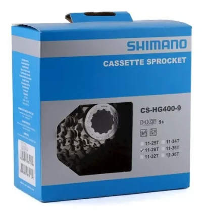 CASSETTE SHIMANO ALIVIO CS-HG400-9 9V 11-28T SILVER - Imagen 2