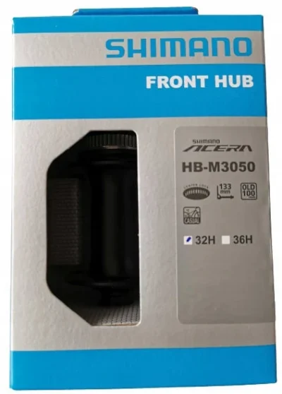MAZA DELANTERA SHIMANO ACERA HB-M3050 100MM QR CENTER LOCK - Imagen 3