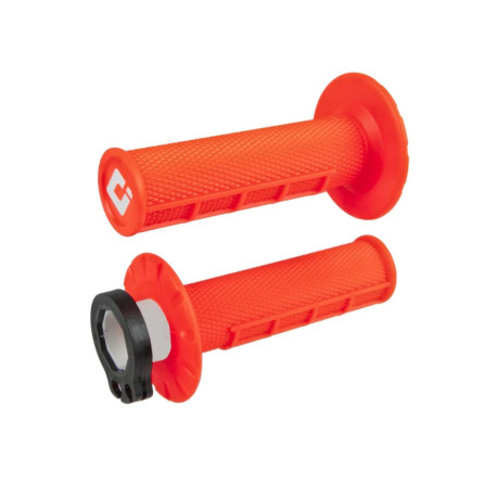 PUÑOS ODI V2 LOCK-ON GRIPS SYSTEM NARANJA FLUOR