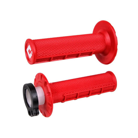 PUÑOS ODI V2 LOCK-ON GRIP SYSTEM ROJO