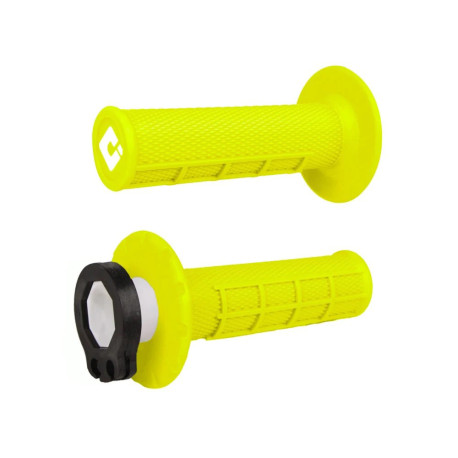 PUÑOS ODI V2 LOCK-ON GRIPS SYSTEM VERDE FLUOR