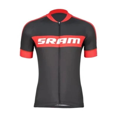 TRICOTA SRAM RUTA  NEGRO Y ROJO
