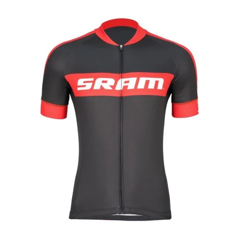 TRICOTA SRAM RUTA  NEGRO Y ROJO