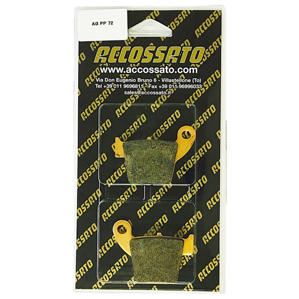 PASTILLA DE FRENO TRASERO ACCOSSATO RACING SINTERIZADA
