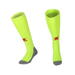 Medias Largas de Fútbol Niños Amarillo Flúor Kelme