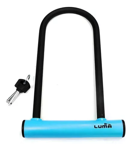 CANDADO U-LOCK LUMA ENDURO AZUL KIT 35HU BRACKET