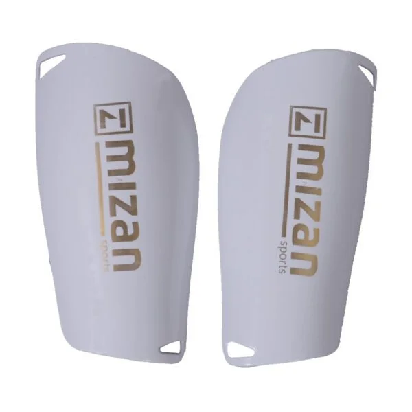 CANILLERAS DE FUTBOL MIZAN BLANCAS TALLA S