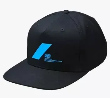 GORRA 100 PERCENT NEGRO/AZUL