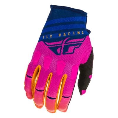 GUANTES FLY RACING KINETIC MIDNIGHT/BLUE/ORANGE