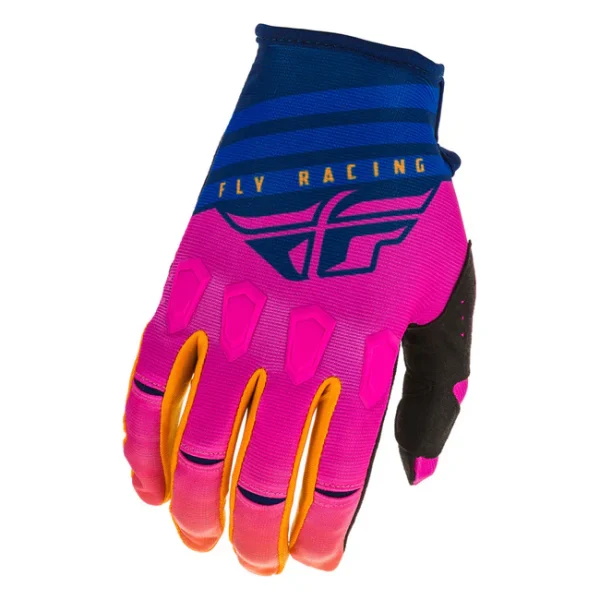 GUANTES FLY RACING KINETIC MIDNIGHT/BLUE/ORANGE
