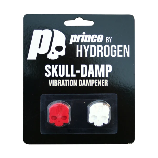 ANTIVIBRADOR TENIS CALAVERA PRINCE ROJO/BLANCO