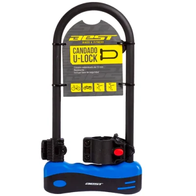 CANDADO U-LOCK BEST AZUL 320X165 MM