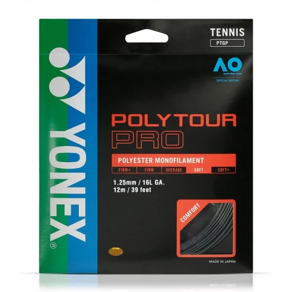 Yonex POLYTOUR PRO 1.25 / 16L Negro