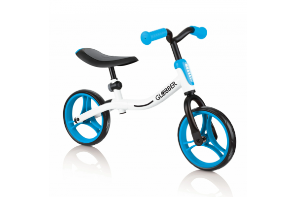 BICICLETA GLOBBER NIÑO BLANCO/AZUL