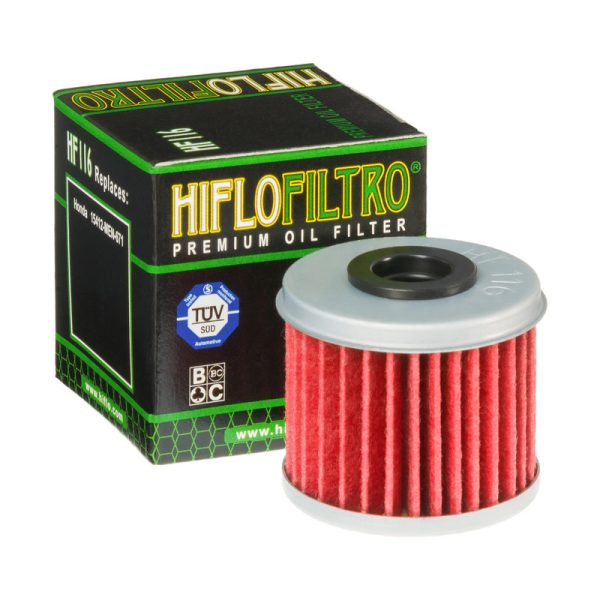 FILTRO DE ACEITE HIFLO HF116 HONDA/HUSKY