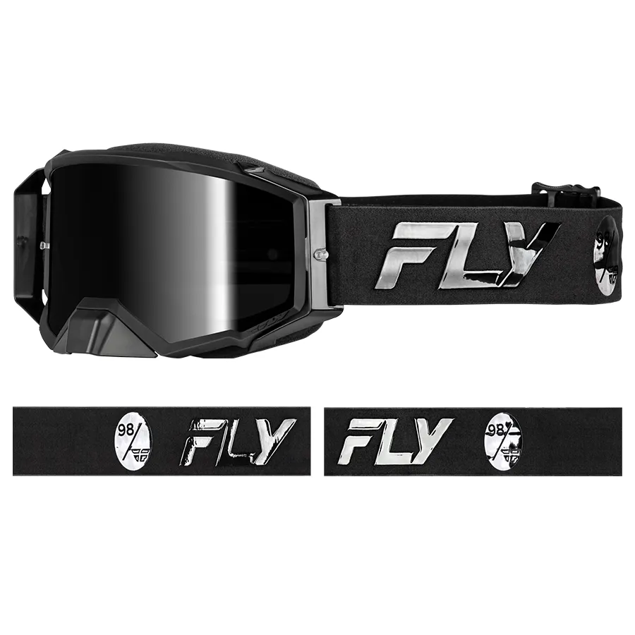 ANTIPARRAS FLY RACING ZONE PRO BLACK/SILVER