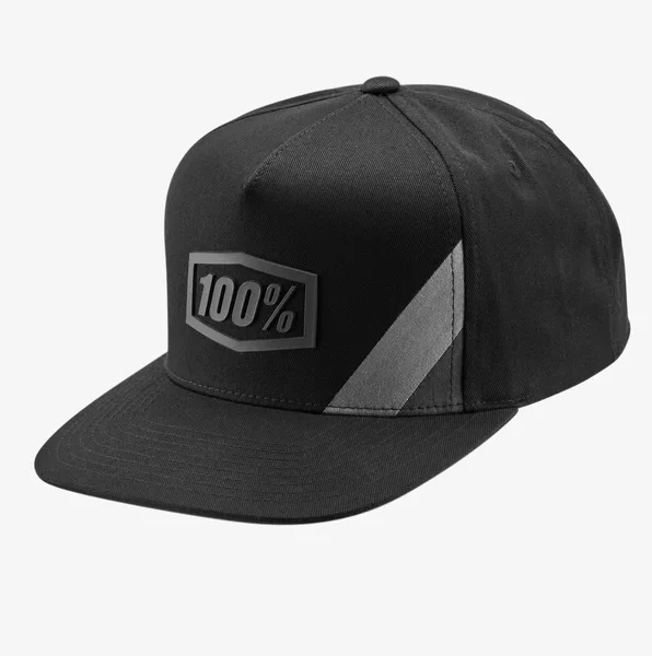 GORRA 100 PERCENT CORNERSTONE HAT BLACK/GREY