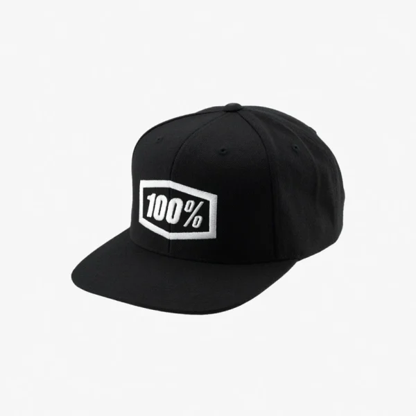 GORRA 100 PERCENT ICON SNAPBACK CAP BLACK
