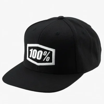GORRA 100 PERCENT ICON SNAPBACK CAP BLACK