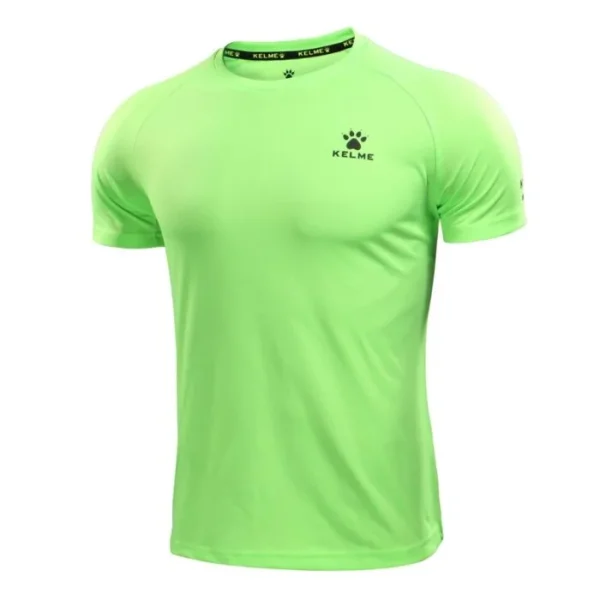 POLERA KELME SLIM-FIT AMARILLO NEON