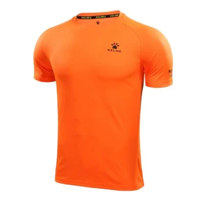 POLERA KELME SLIM-FIT NARANJA NEON