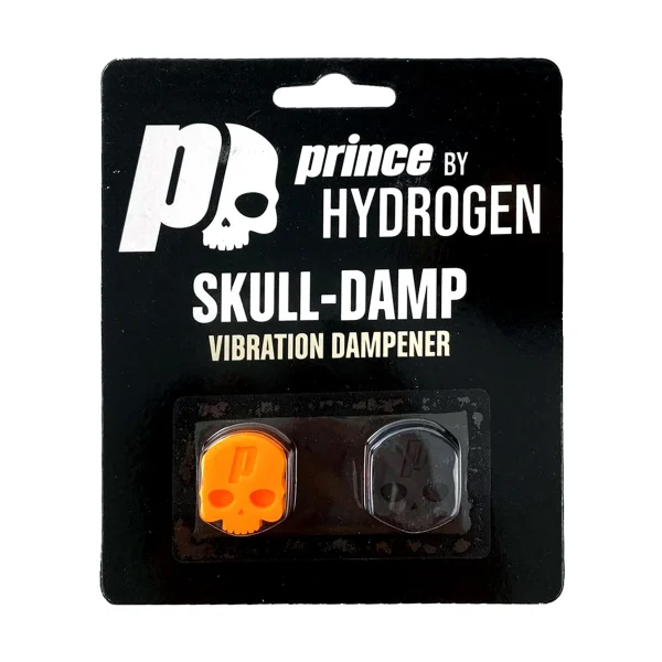 ANTIVIBRADOR TENIS CALAVERA PRINCE NARANJA/NEGRO