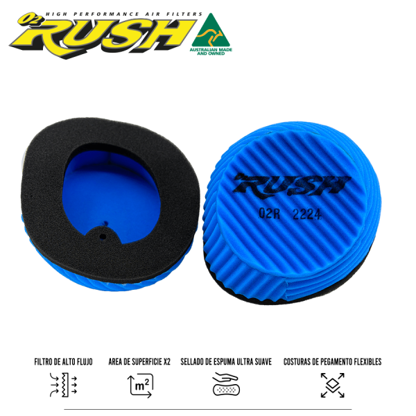 FILTRO AIRE YAMAHA YZ-125 (03-ON)/ YZ-250 (03-ON)