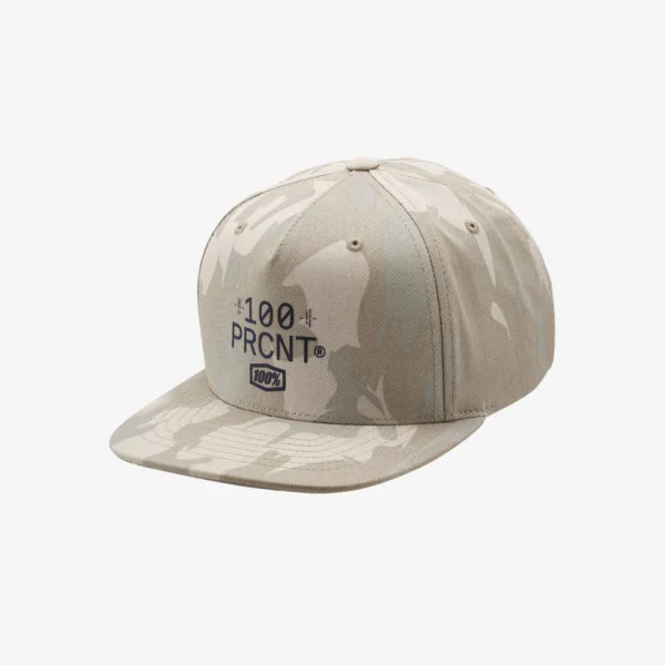 GORRA 100 PERCENT PRCNT SANPBACK CAP CAMO