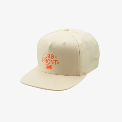 GORRA 100 PERCENT PRCNT CREAM