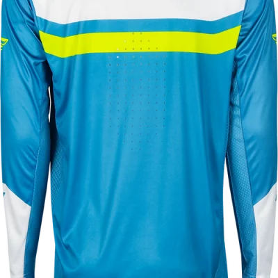 RAYCE BICYCLE JERSEY BLUE/WHITE/LIME GREEN - Imagen 2
