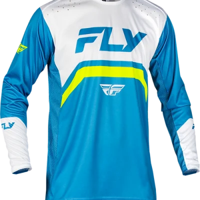 RAYCE BICYCLE JERSEY BLUE/WHITE/LIME GREEN