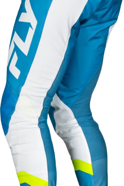 RAYCE BICYCLE PANTS BLUE/WHITE/LIME GREEN - Imagen 2
