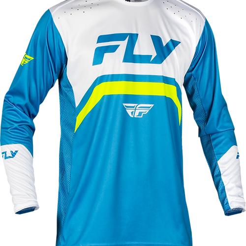 RAYCE BICYCLE JERSEY BLUE/WHITE/LIME GREEN