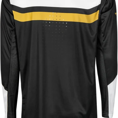 RAYCE BICYCLE JERSEY WHITE/BLACK/GOLD - Imagen 2