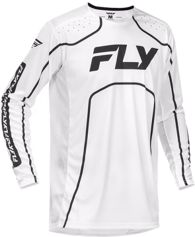 RAYCE BICYCLE JERSEY WHITE/BLACK