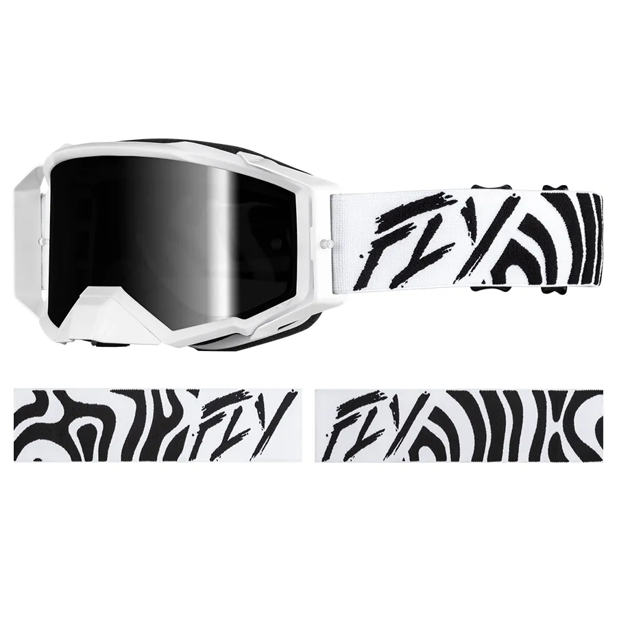 ANTIPARRAS FLY RACING ZONE ELITE WHITE/BLACK
