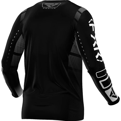 JERSEY FXR PODIUM BLACK/WHITE - Imagen 2