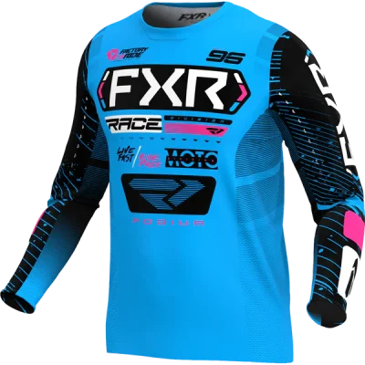 JERSEY FXR PODIUM CYAN/BLACK/PINK