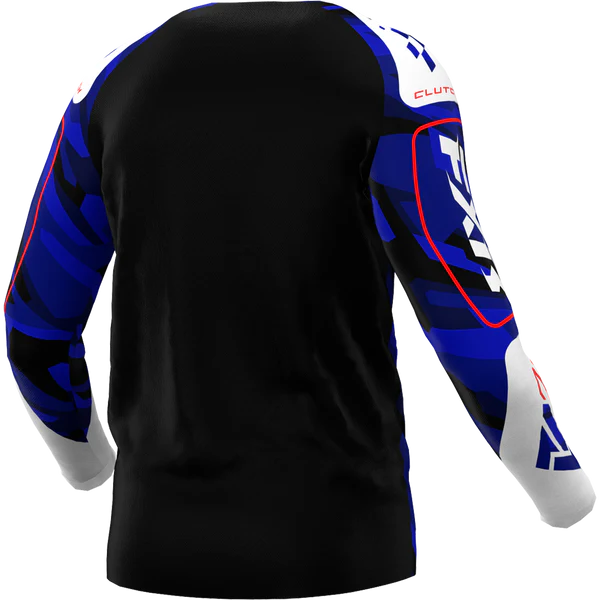 JERSEY FXR CLUTCH BLUE/CAMO/RED - Imagen 2
