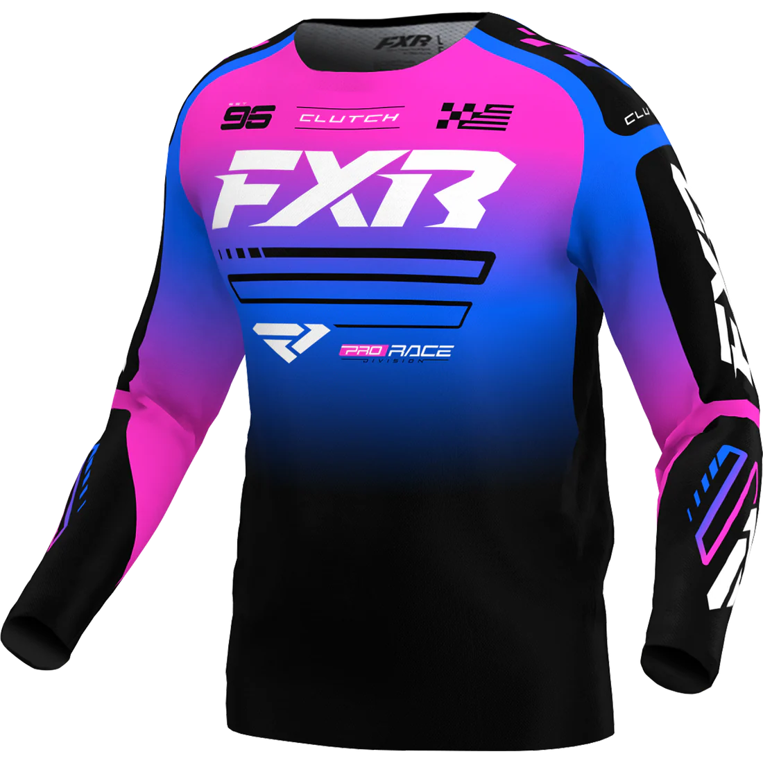 JERSEY FXR CLUTCH BLACK/BLUE/PINK