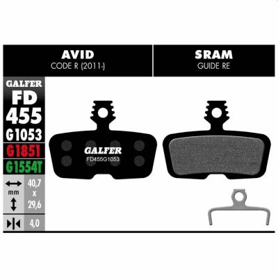 Galfer Pastillas Sram Code R, Guide RE, G2 RE