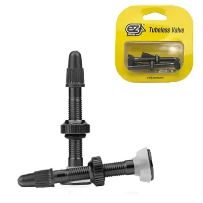 válvula tubular francesa 40mm NEGRA ezmtb